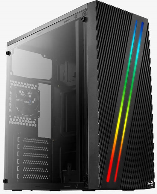 Корпус AeroCool Streak-A-BK-v1 (4718009158573); ATX; Midi-Tower;