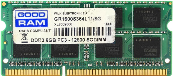 Оперативная память SO-DIMM DDR3 8Гб GoodRam