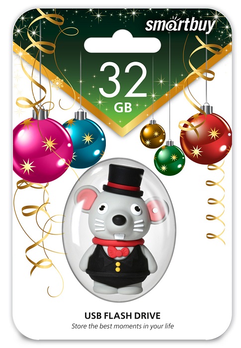 USB-флэш 32 ГБ SmartBuy Wild Mouse