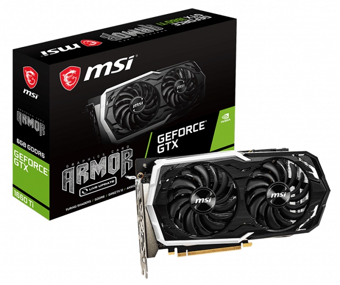 Видеокарта nVidia GTX 1660Ti MSI GTX