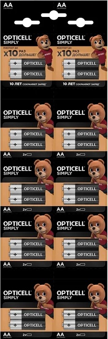 Батарейка AA OPTICELL Simply (5050001); щелочная;