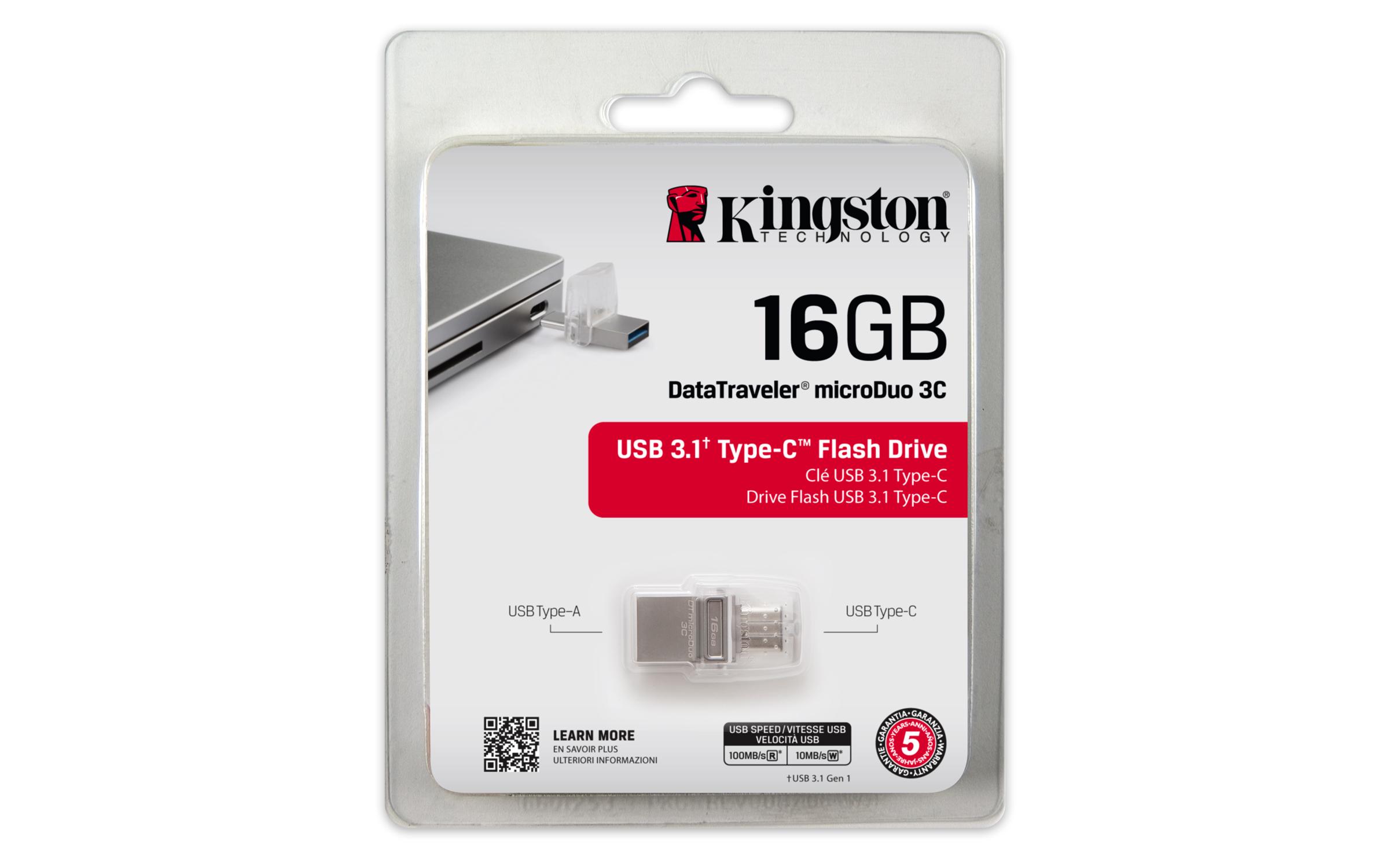 USB-флэш 16 ГБ Kingston DataTraveler microDuo