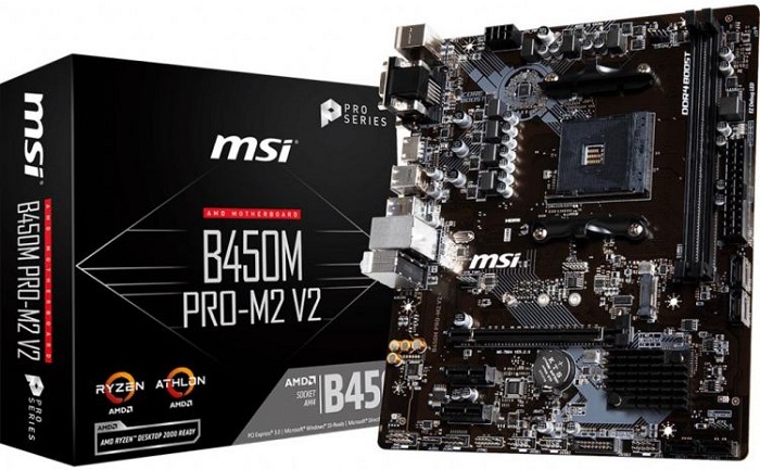 Материнская плата AMD B450 MSI B450M