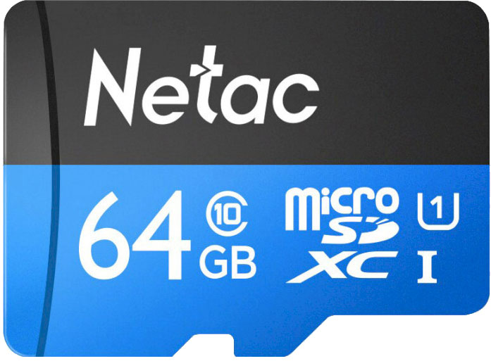 Карта памяти microSDXC 64 ГБ Netac