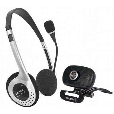 Веб-камера Sven + гарнитура ICH-3500 (SV-011413);