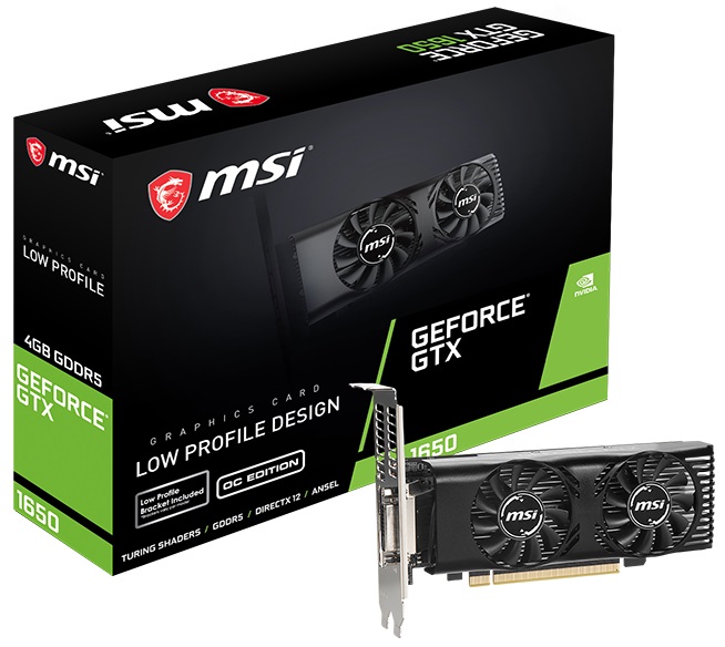 Видеокарта nVidia GTX 1650 MSI GTX