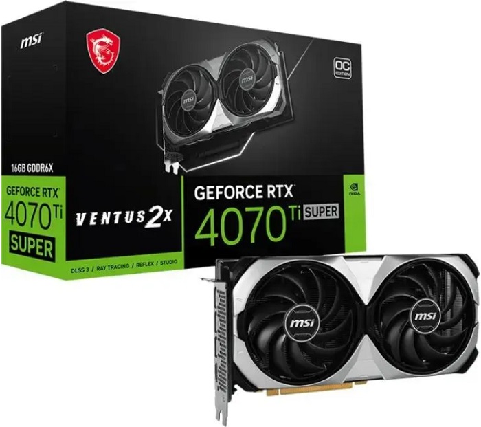 Видеокарта nVidia RTX 4070Ti SUPER MSI