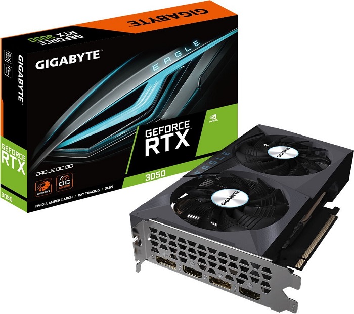 Видеокарта nVidia RTX 3050 Gigabyte EAGLE