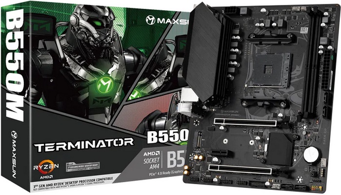 Материнская плата AMD B550 MAXSUN MS-Terminator