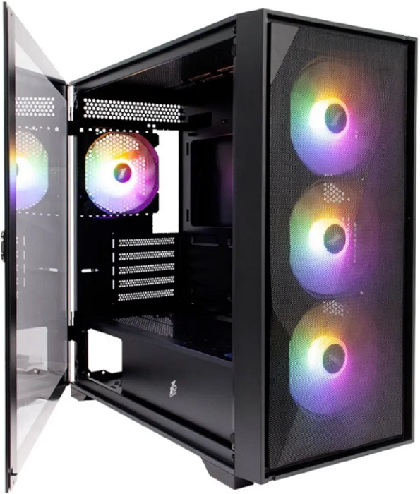 Корпус 1STPLAYER DK D6 BLACK (D6-BK-4F1);