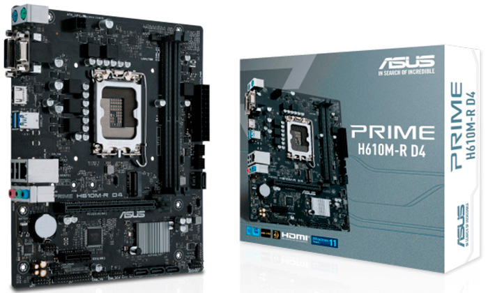 Материнская плата intel H610 Asus PRIME