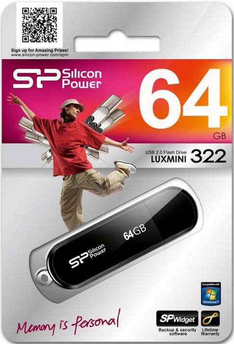 USB-флэш 64 ГБ Silicon Power LuxMini