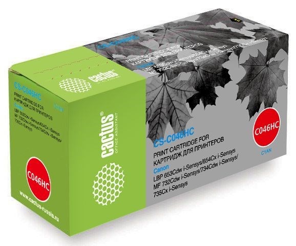 Картридж лазерный Cactus CS-C046HC; для Canon