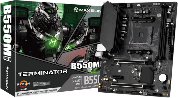 Материнская плата AMD B550 MAXSUN MS-Terminator
