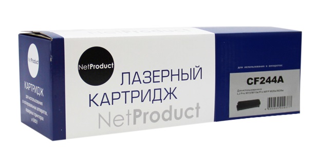 Картридж лазерный NetProduct N-CF244A; для HP