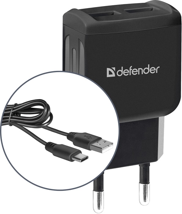 Зарядное устройство USB сетевое Defender UPC-23 Зарядное устройство USB сетевое Defender UPC-23
