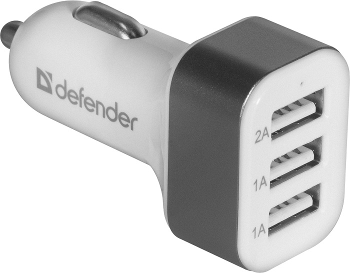 Зарядное устройство USB автомобильное Defender UCA-03 Зарядное устройство USB автомобильное Defender UCA-03
