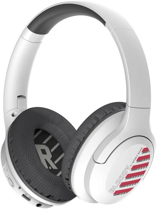 Наушники Bluetooth A4Tech Bloody MH360 White;