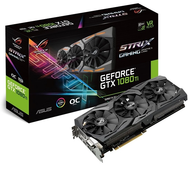 Видеокарта nVidia GTX 1080Ti Asus ROG-STRIX-GTX1080TI-O11G-GAMING
