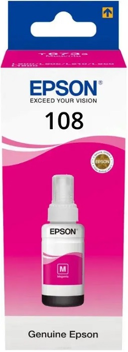 Чернила Epson 108 (C13T09C34A); для Epson