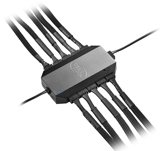 Разветвитель питания вентиляторов DeepCool FH-10 (DP-F10PWM-HUB)