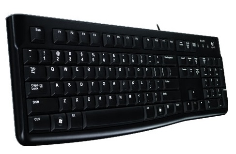 Клавиатура Logitech K120 (920-002506); USB; черный