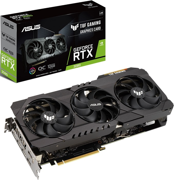 Видеокарта nVidia RTX 3080 Asus TUF-RTX3080-O10G-V2-GAMING