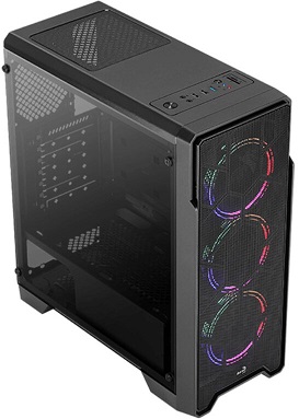 Корпус AeroCool Ore Saturn FRGB-G-BK-v1 (4710562754179);