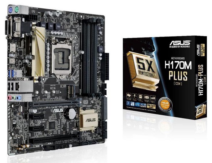 Материнская плата intel H170 Asus H170M-PLUS;