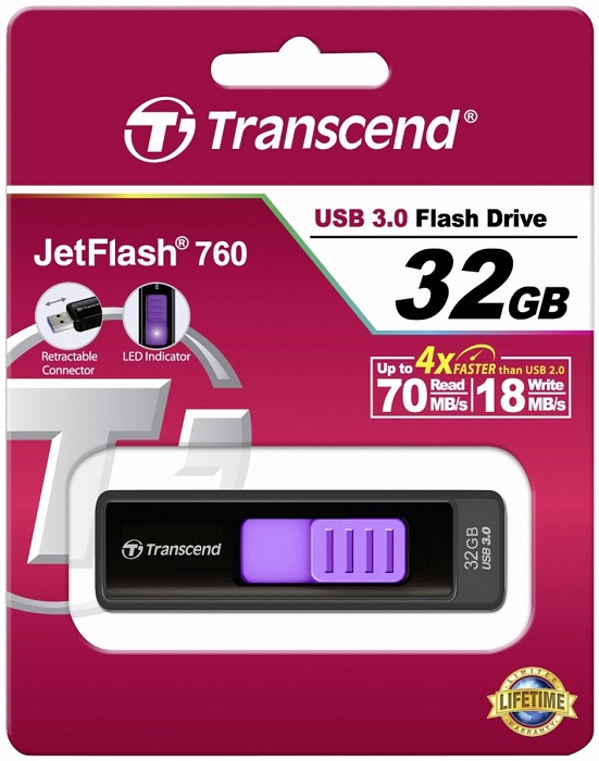 USB-флэш 32 ГБ Transcend 760 (TS32GJF760);