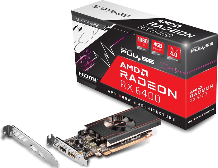 Видеокарта AMD Radeon RX 6400 Sapphire