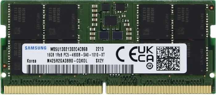 Оперативная память SO-DIMM DDR5 16Гб Samsung