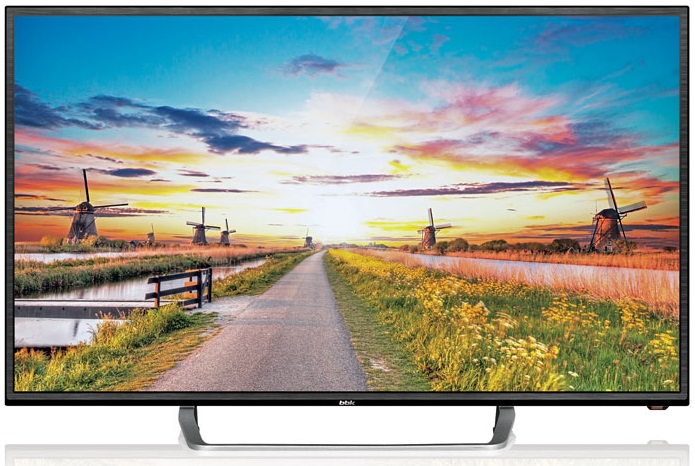 Телевизор 24" BBK 24LEM-1027/T2C; LED; 1366x768;