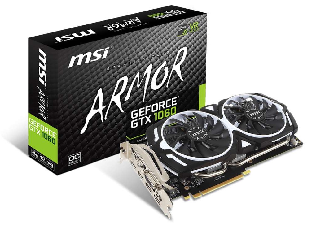 Видеокарта nVidia GTX 1060 MSI GTX