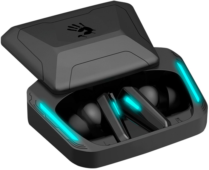 TWS-наушники A4Tech Bloody M70 Black+Blue; вкладыши;