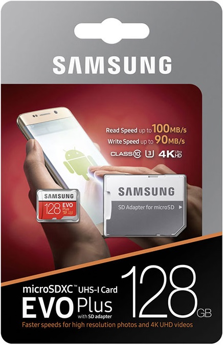 Карта памяти microSDXC 128 ГБ Samsung