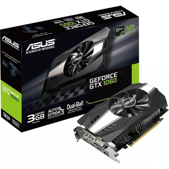 Видеокарта nVidia GTX 1060 Asus PH-GTX1060-3G