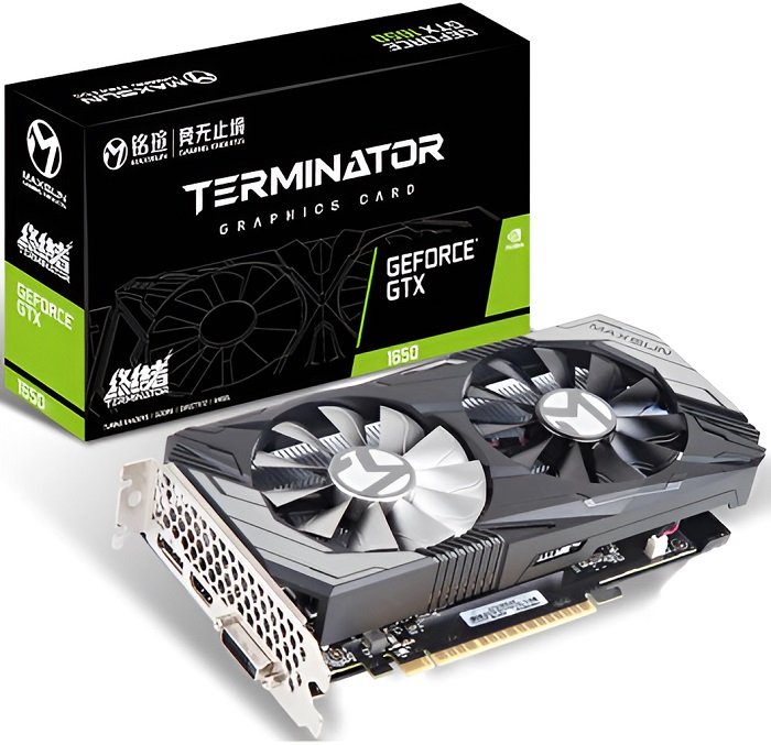 Видеокарта nVidia GTX 1650 MAXSUN GTX1650