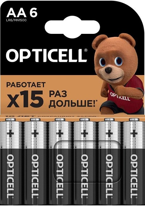 Батарейка AA OPTICELL Basic (5051006); щелочная;