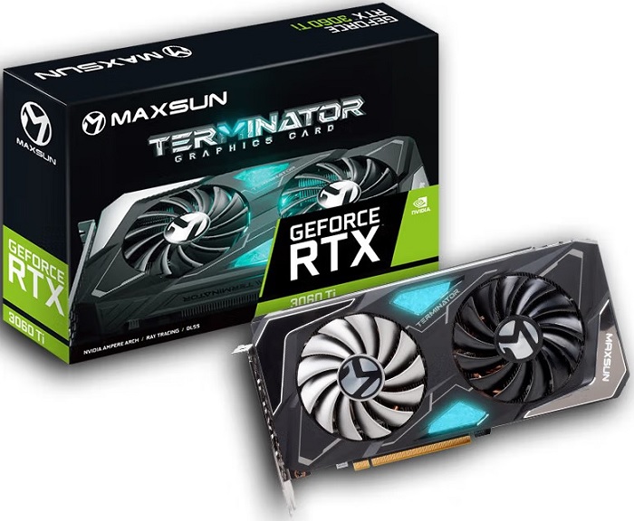 Видеокарта nVidia RTX 3060Ti MAXSUN RTX3060Ti