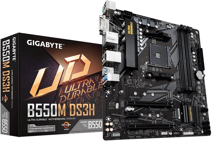 Материнская плата AMD B550 Gigabyte B550M