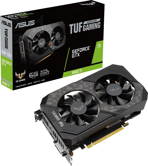 Видеокарта nVidia GTX 1660Ti Asus TUF-GTX1660TI-6G-EVO-GAMING