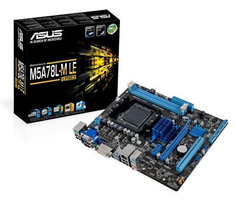 Материнская плата AMD 760G Asus M5A78L-M