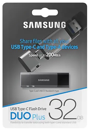 USB-флэш 32 ГБ Samsung DUO Plus