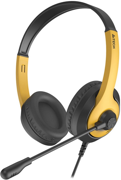 Наушники с микрофоном USB A4Tech Fstyler