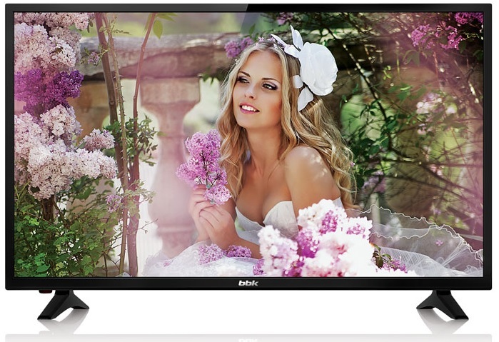 Телевизор 32" BBK 32LEM-1019/T2C; LED; 1366x768;
