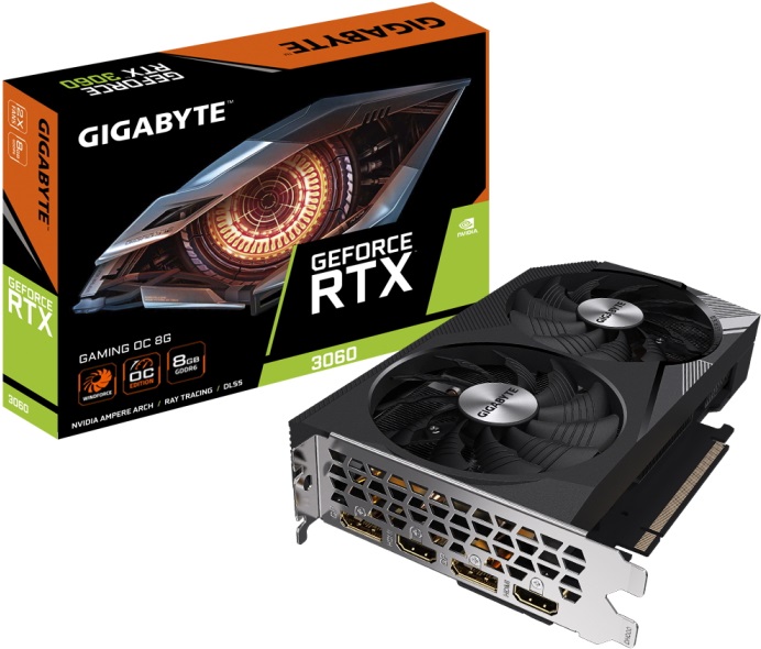 Видеокарта nVidia RTX 3060 Gigabyte GAMING