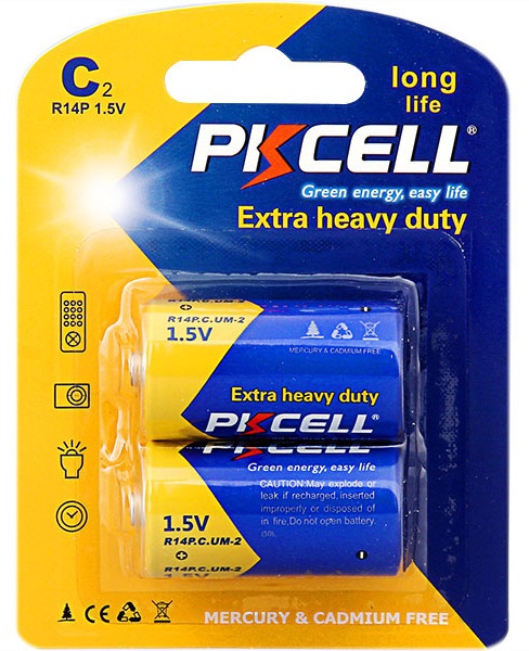Батарейка C PKCELL Extra Heavy duty