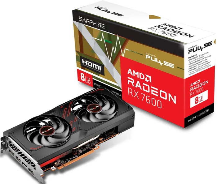 Видеокарта AMD Radeon RX 7600 Sapphire