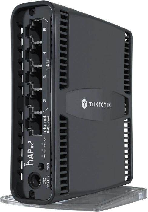 Маршрутизатор Mikrotik hAP ax2 (C52iG-5HaxD2HaxD-TC); 574/1201